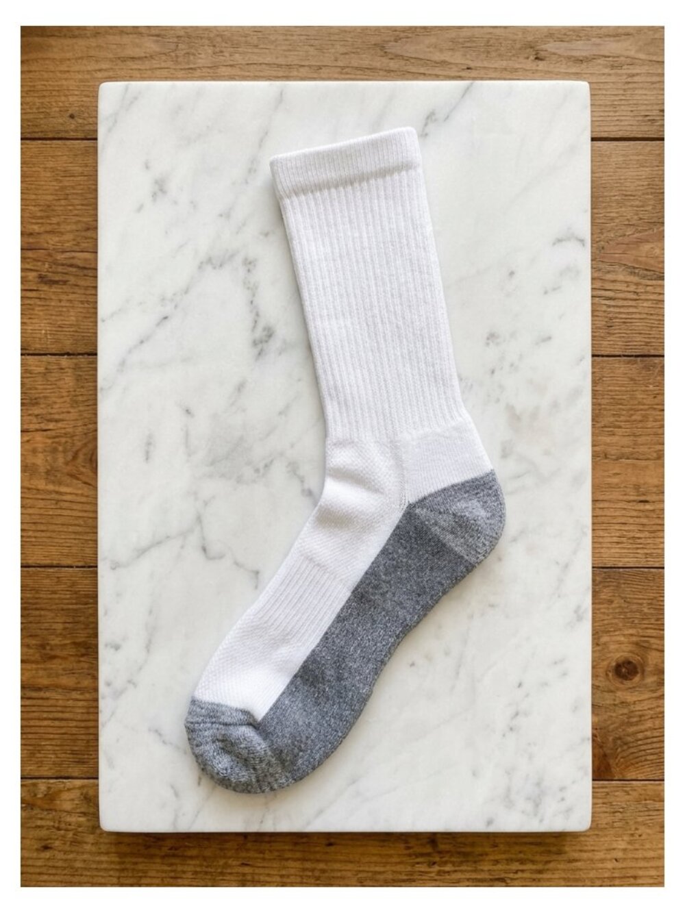 Men's Moisture-Wicking Cushioned Crew Athletic Socks with Arch Support